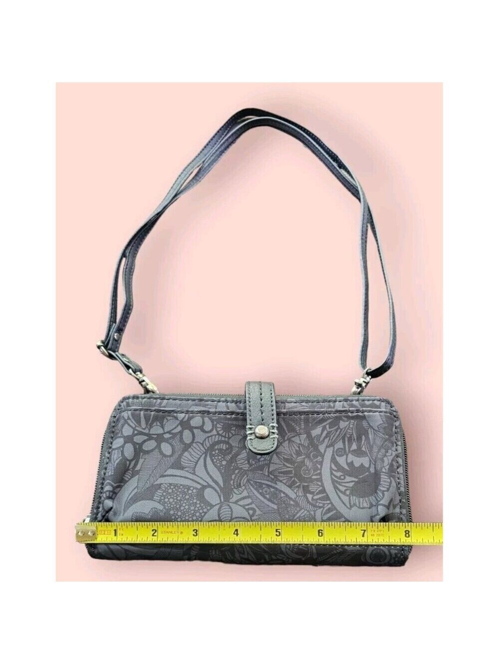 The Sak Sakroots Large Smartphone Crossbody Black-Tonal Spirit Desert PURSE - Picture 15 of 15